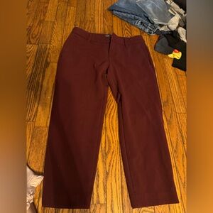 Old Navy Women's Deep Red Capris